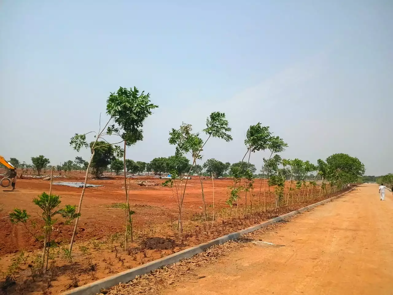 Gated entrance of KLR Farms near Shamshabad Airport Hyderabad
