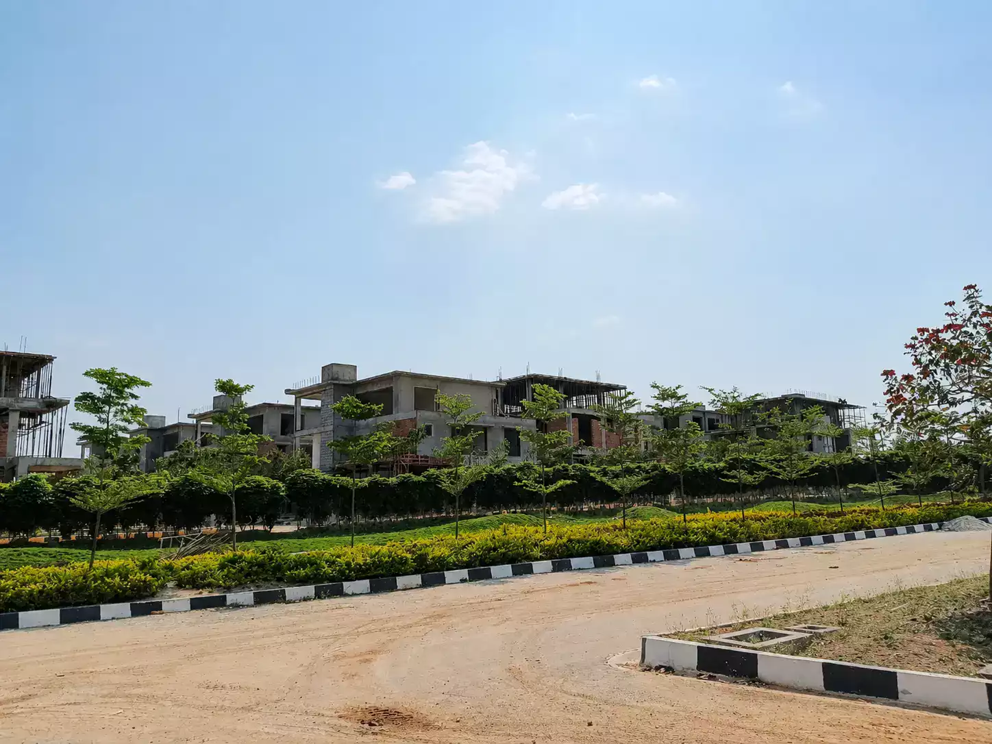 Luxury villa exterior at Fleetwood by KLR Projects Hyderabad